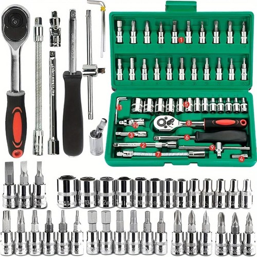 Set chiavi bussola pezzi - bussola, 46