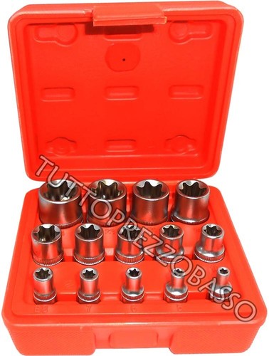 Kit chiavi bussola torx - 14,