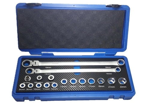 Kit cricchetto chiavi a - pz,